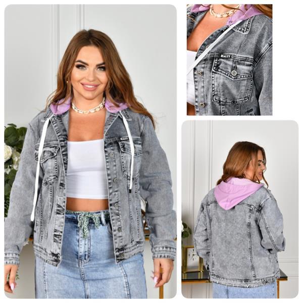 Куртка Lady N (L-5XL) 817 grey (лето)