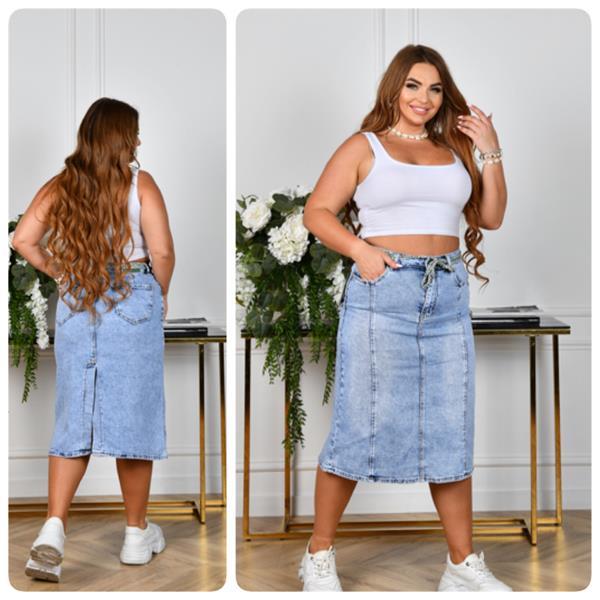 Юбка Lady N (31-38) 826 l.blue (лето)