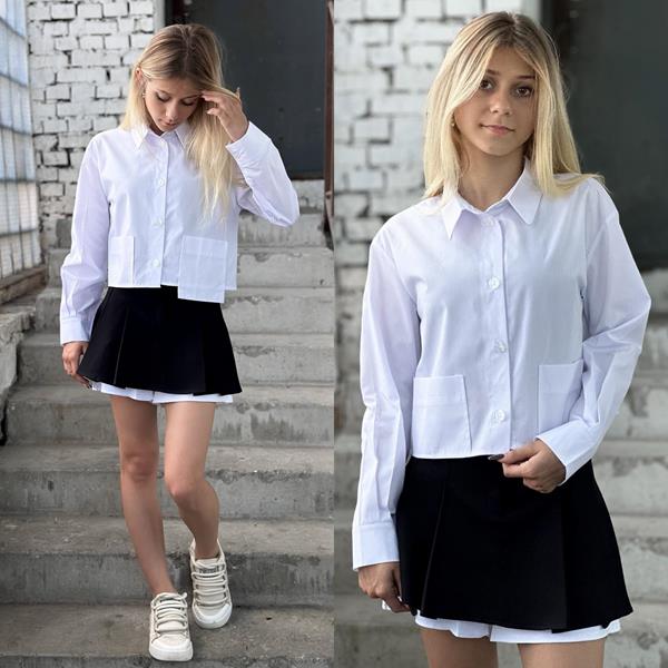 Рубашка Karolina (34-42) KR192 white (деми)