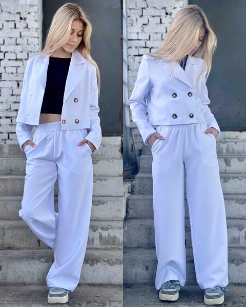 Костюм Karolina (32-42) KR204 white (деми)