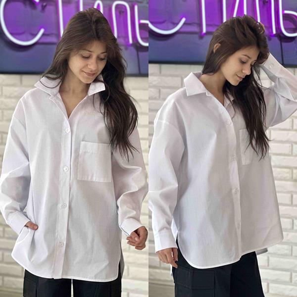 Рубашка Karolina (34-42) KR212 white (деми)