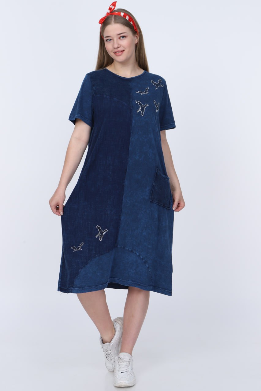 Платье Alberk (56-62) 6004 navy (лето)