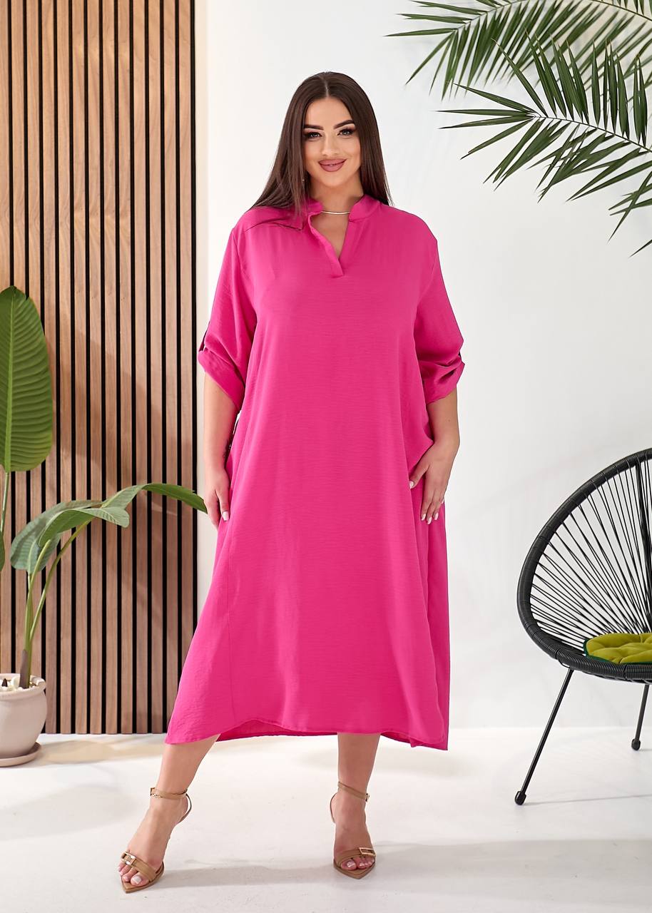 Платье BAT (52-60) 87 pink (лето)