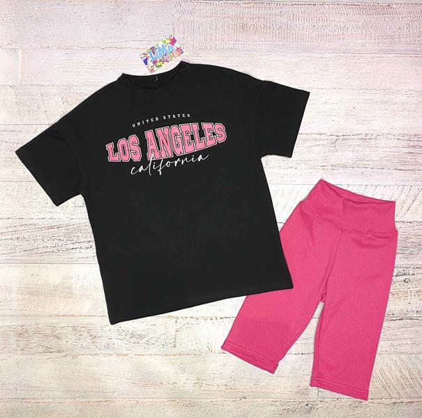 Костюм LiMa kids (134-158) 2314 black-crimson (лето)