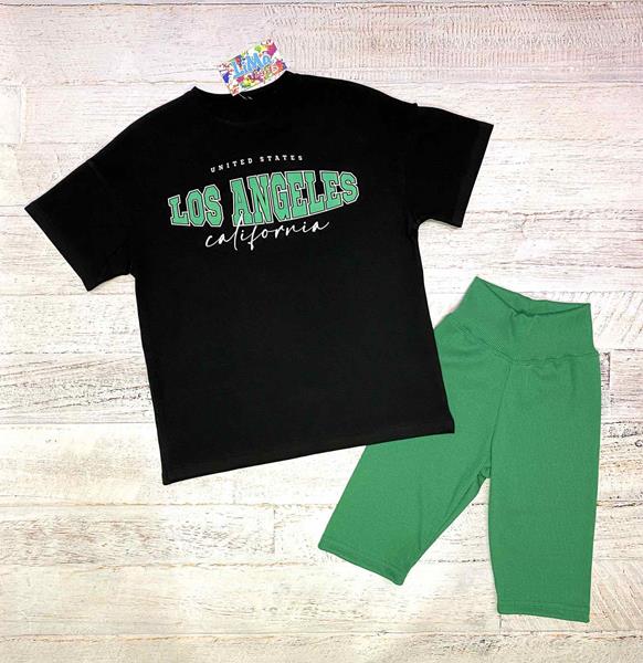 Костюм LiMa kids (134-158) 2314 black-green (лето)