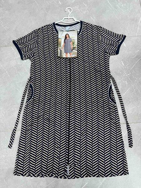 Халат Brilliant (54-62) 1339 navy (лето)