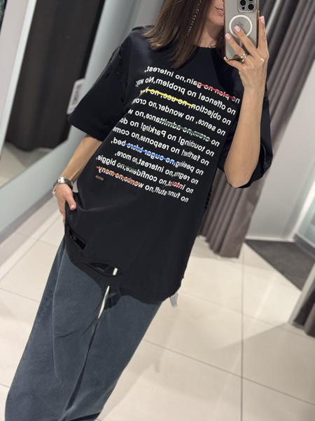 Футболка Comod (one size) 25396-24 black (лето)