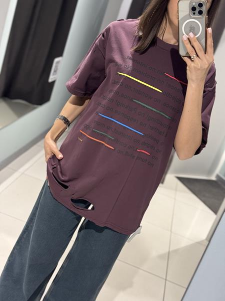 Футболка Comod (one size) 25396-24 wine (лето)