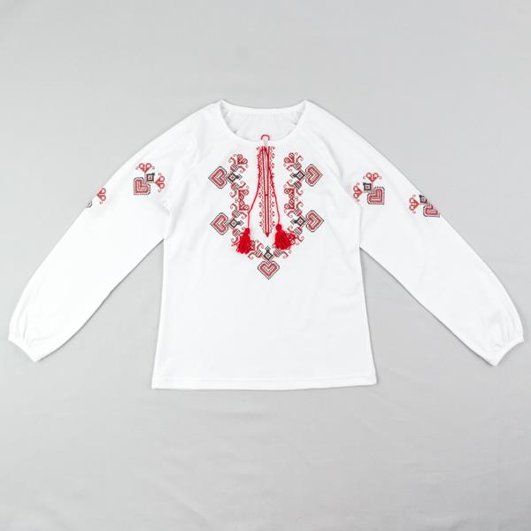 Вышиванка Webi (110-122) 15-02 white (деми)