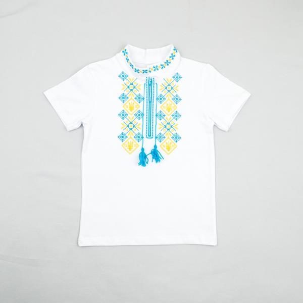 Вышиванка Webi (110-122) 15-11-1 white (лето)