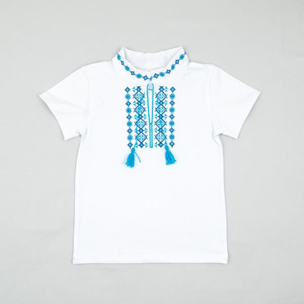Вышиванка Webi (128-140) 15-11-4 white (лето)
