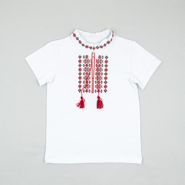 Вышиванка Webi (110-122) 15-11-7 white (лето)