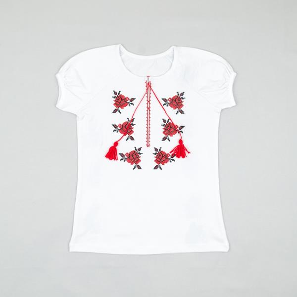 Вышиванка Webi (110-122) 15-12-3 white (лето)