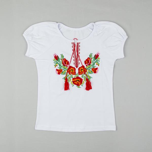 Вышиванка Webi (146-158) 15-12-7 white (лето)