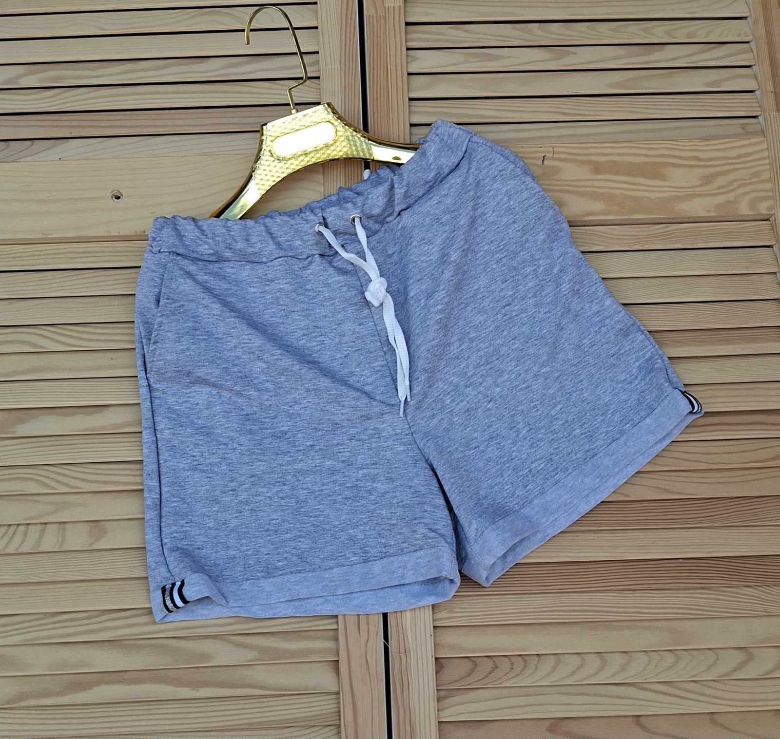 Шорты Sport style (XL-4XL) 0621 l.blue (лето)