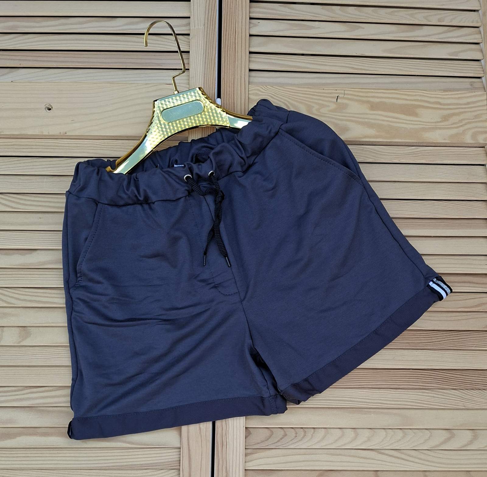 Шорты Sport style (S-XL) 621 navy (лето)