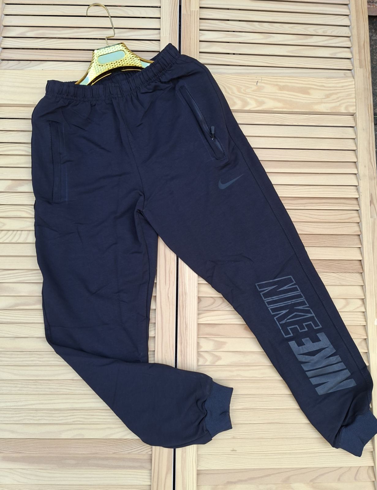 Штаны спорт Sport style (46-54) К5 navy (деми)