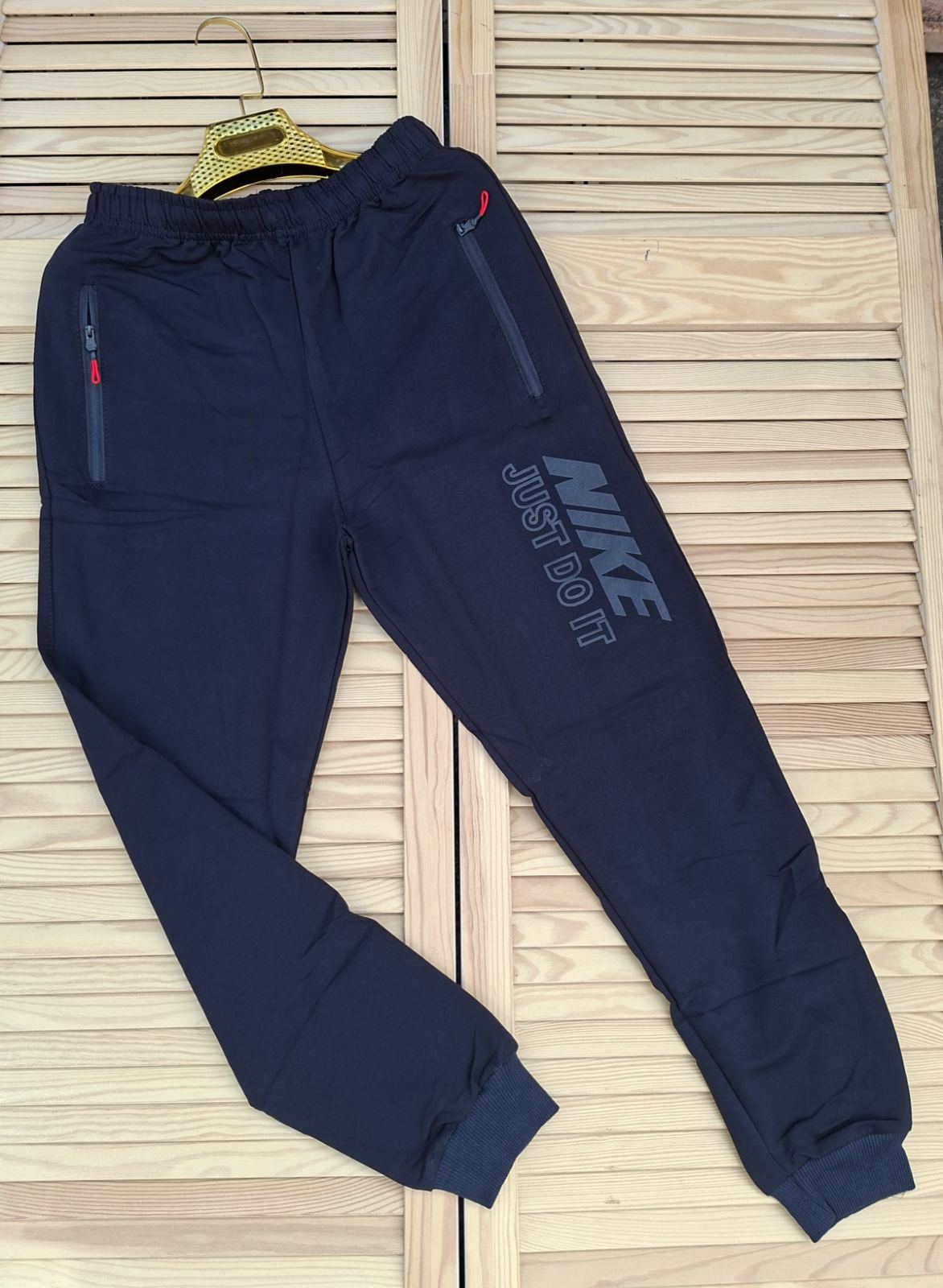Штаны спорт Sport style (46-54) К5 navy (деми)