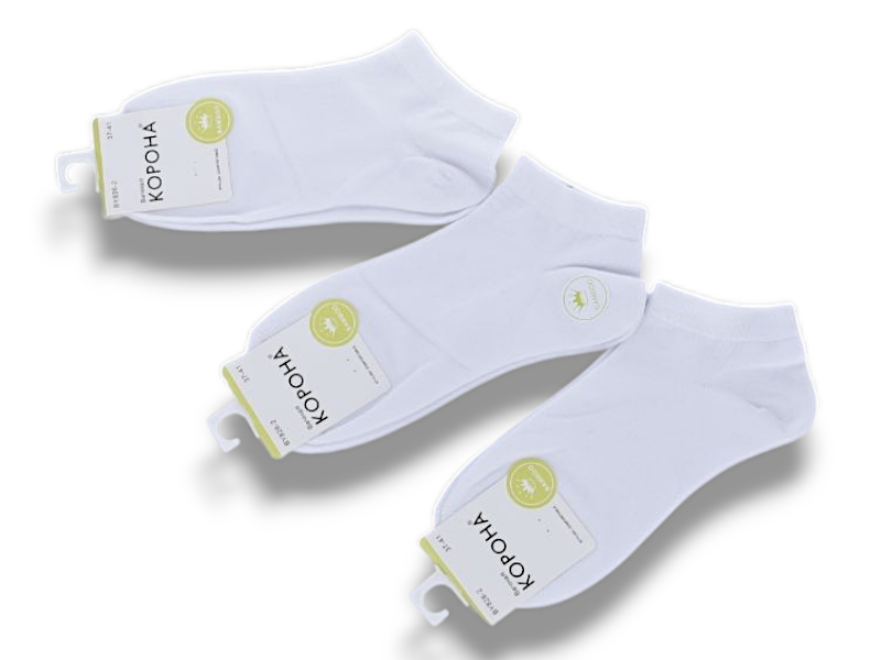 Носки Jelzin (37-41) BY826-2 white (лето)