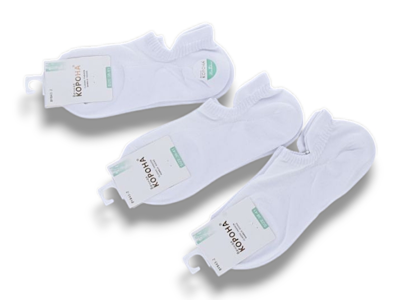 Носки Jelzin (36-41) BY843-2 white (лето)