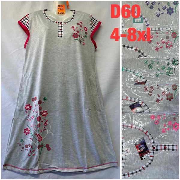 Ночнушка HomeWear (58-66) D60 mix (лето)
