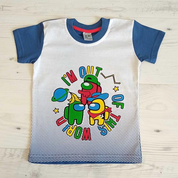 Футболка Malibu2 (1-4) MA712 blue (лето)