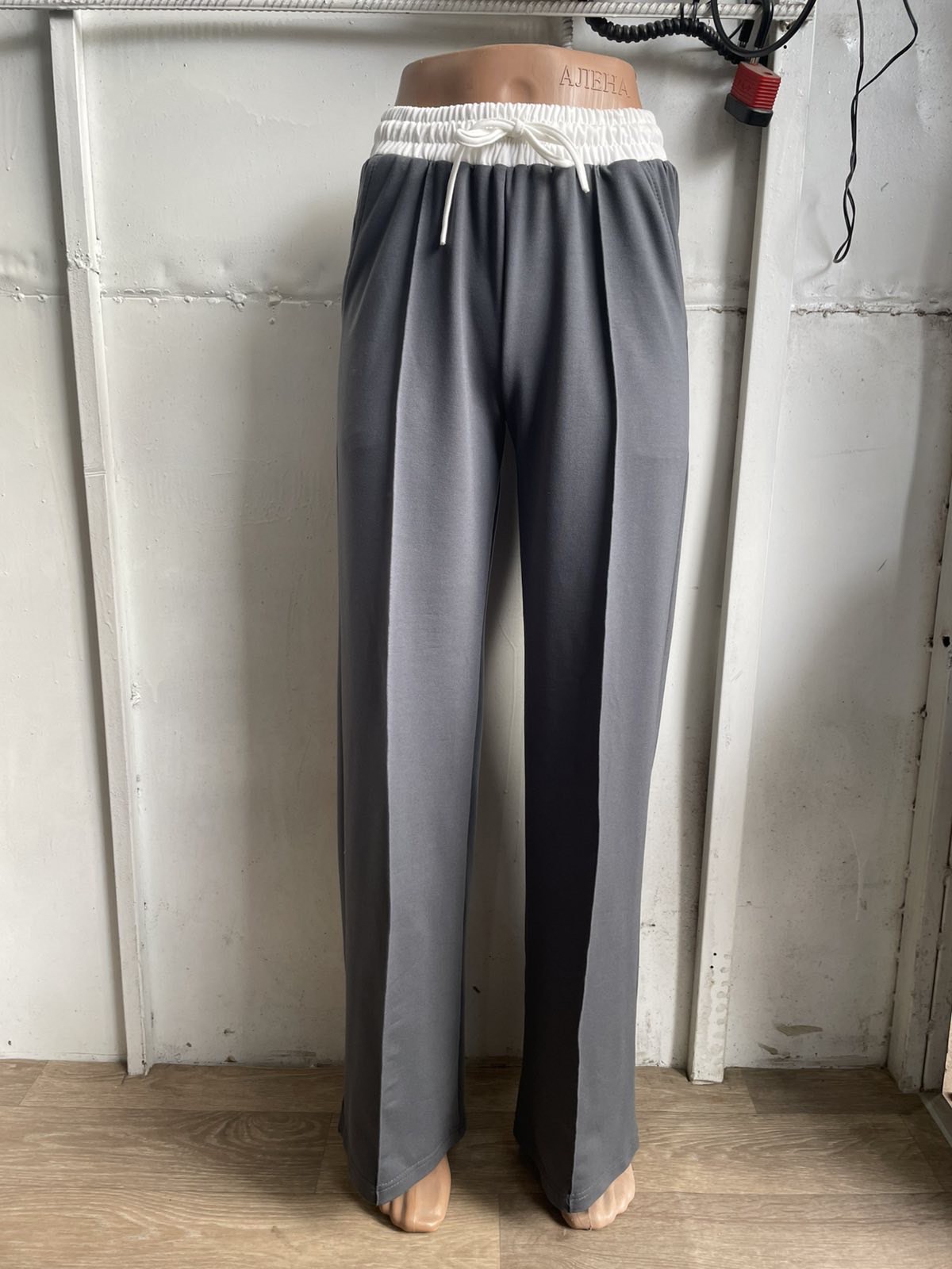 Штаны спорт Sport style (2XL-4XL) 10054 grey (деми)