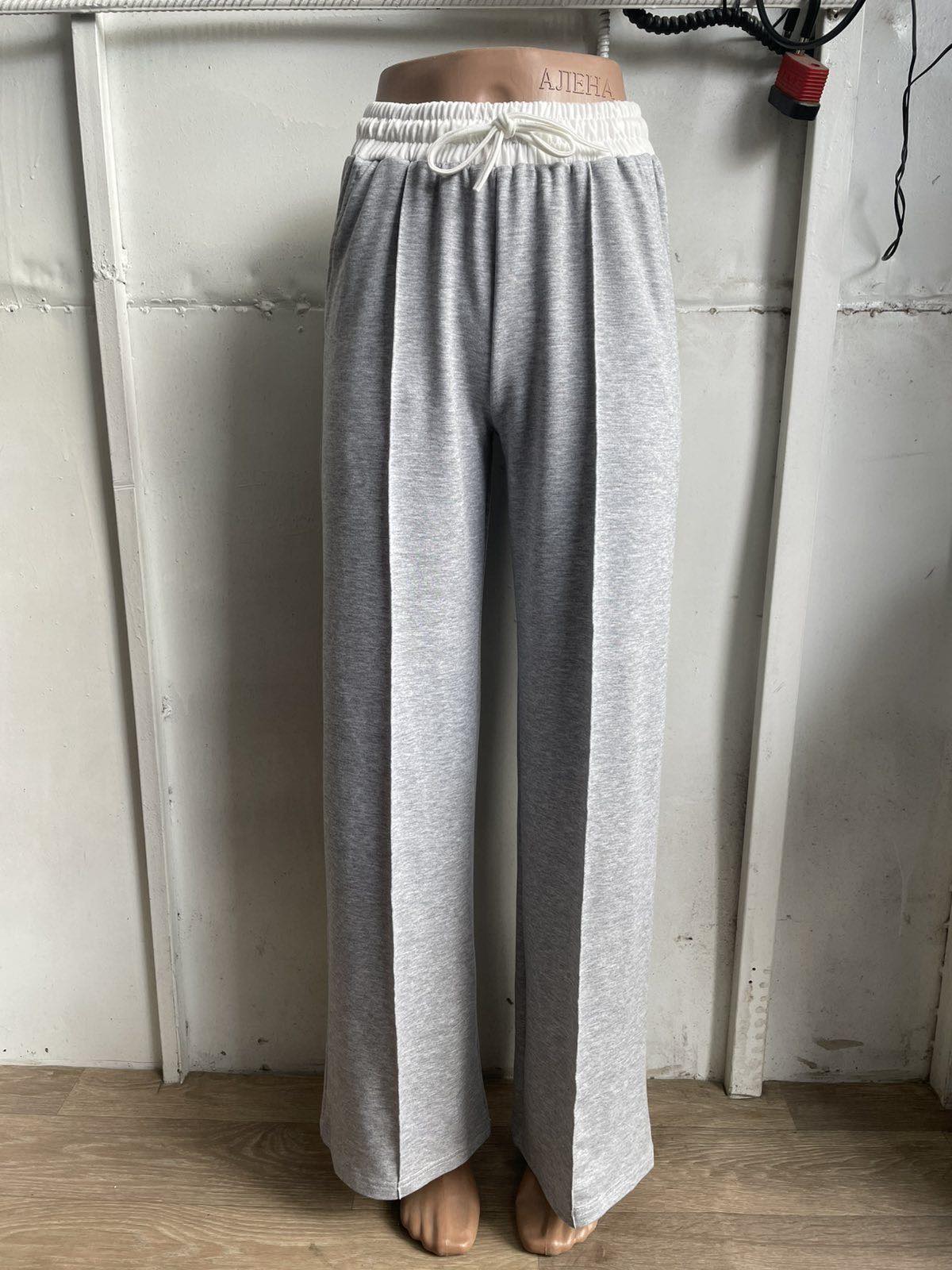 Штаны спорт Sport style (2XL-4XL) 10054 l.grey (деми)