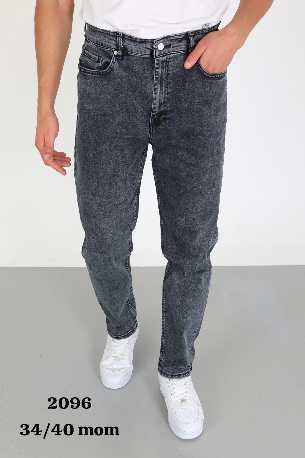 Джинсы God Baron (34-40) 2096 black (деми)