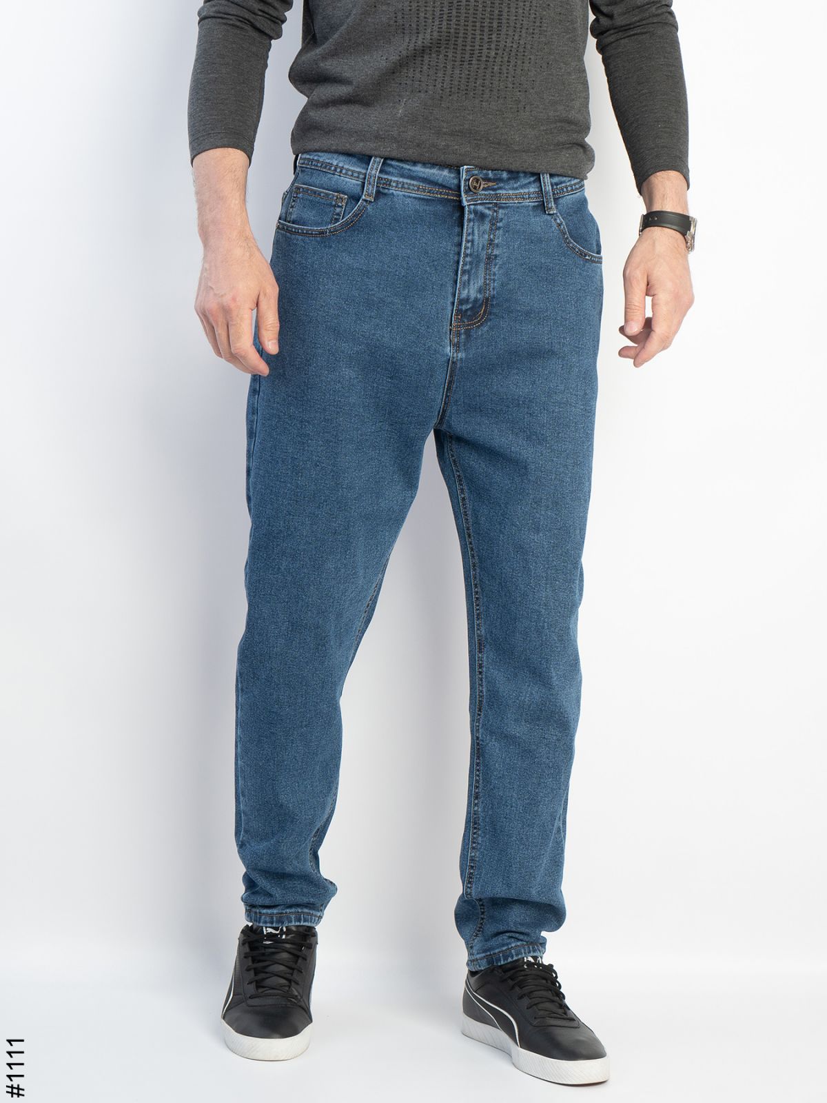 Джинсы God Baron (32-38) 1111 blue (деми)