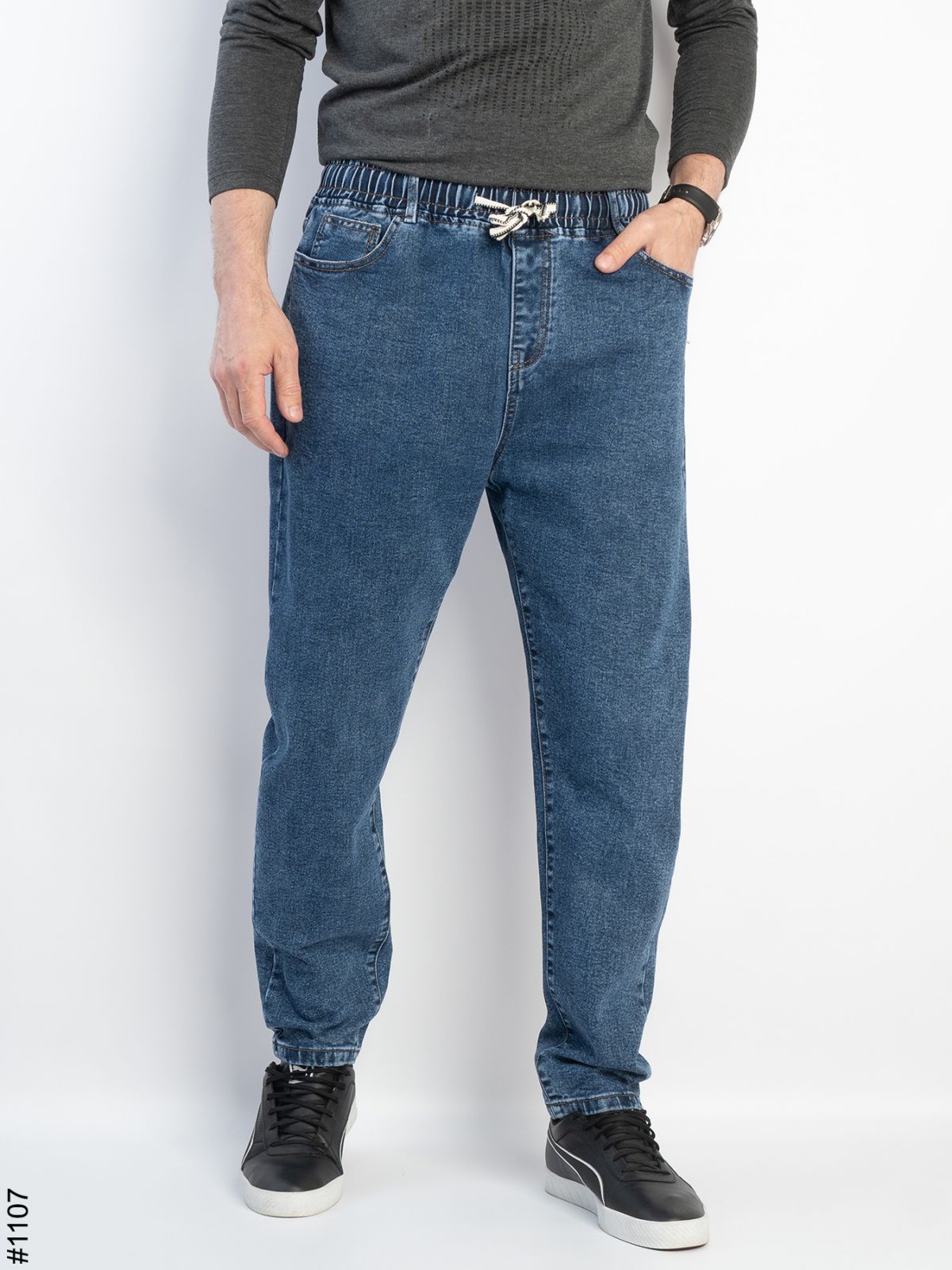 Джинсы God Baron (32-38) 1107 blue (деми)