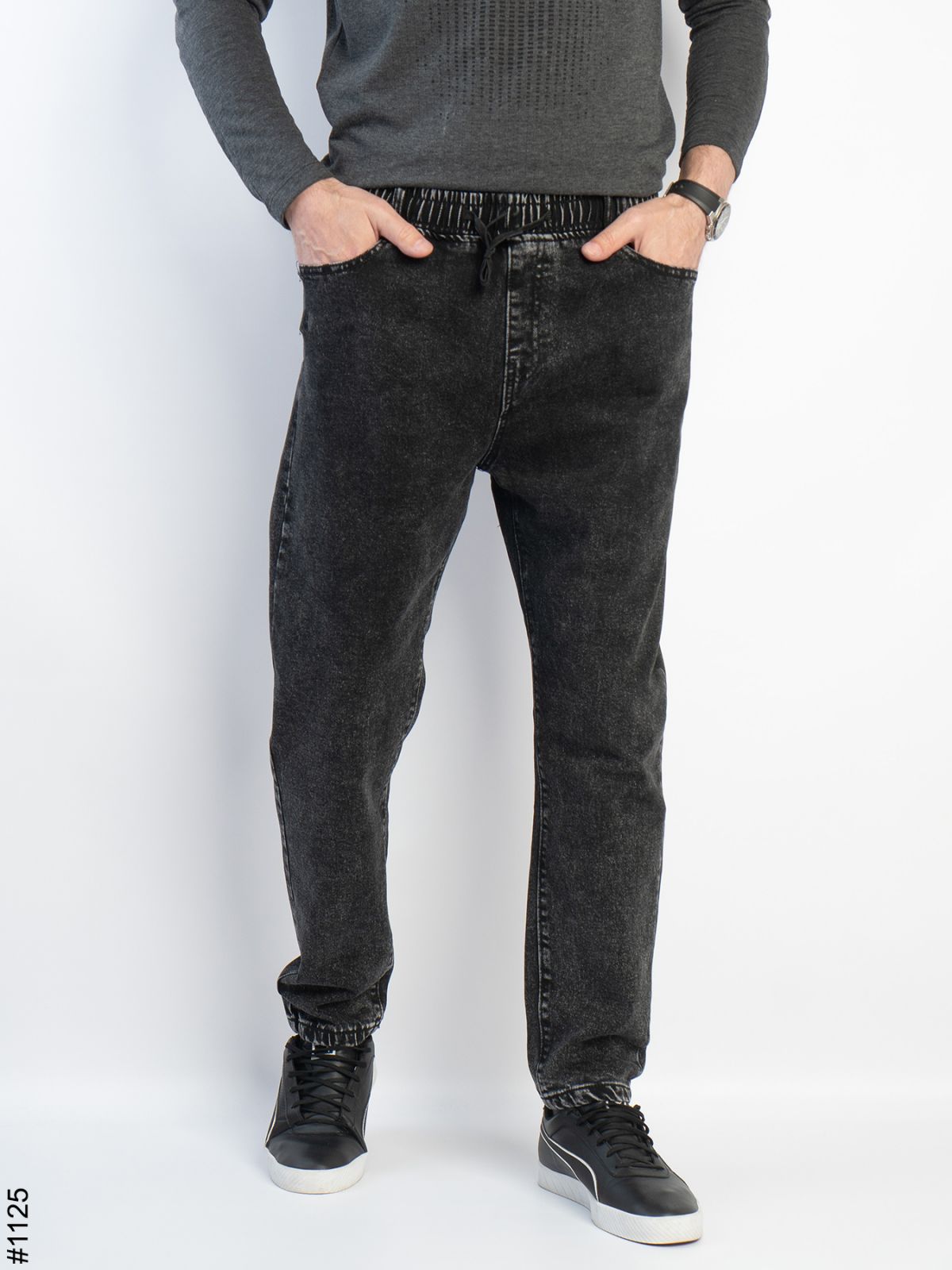 Джинсы God Baron (28-36) 1125 black (деми)