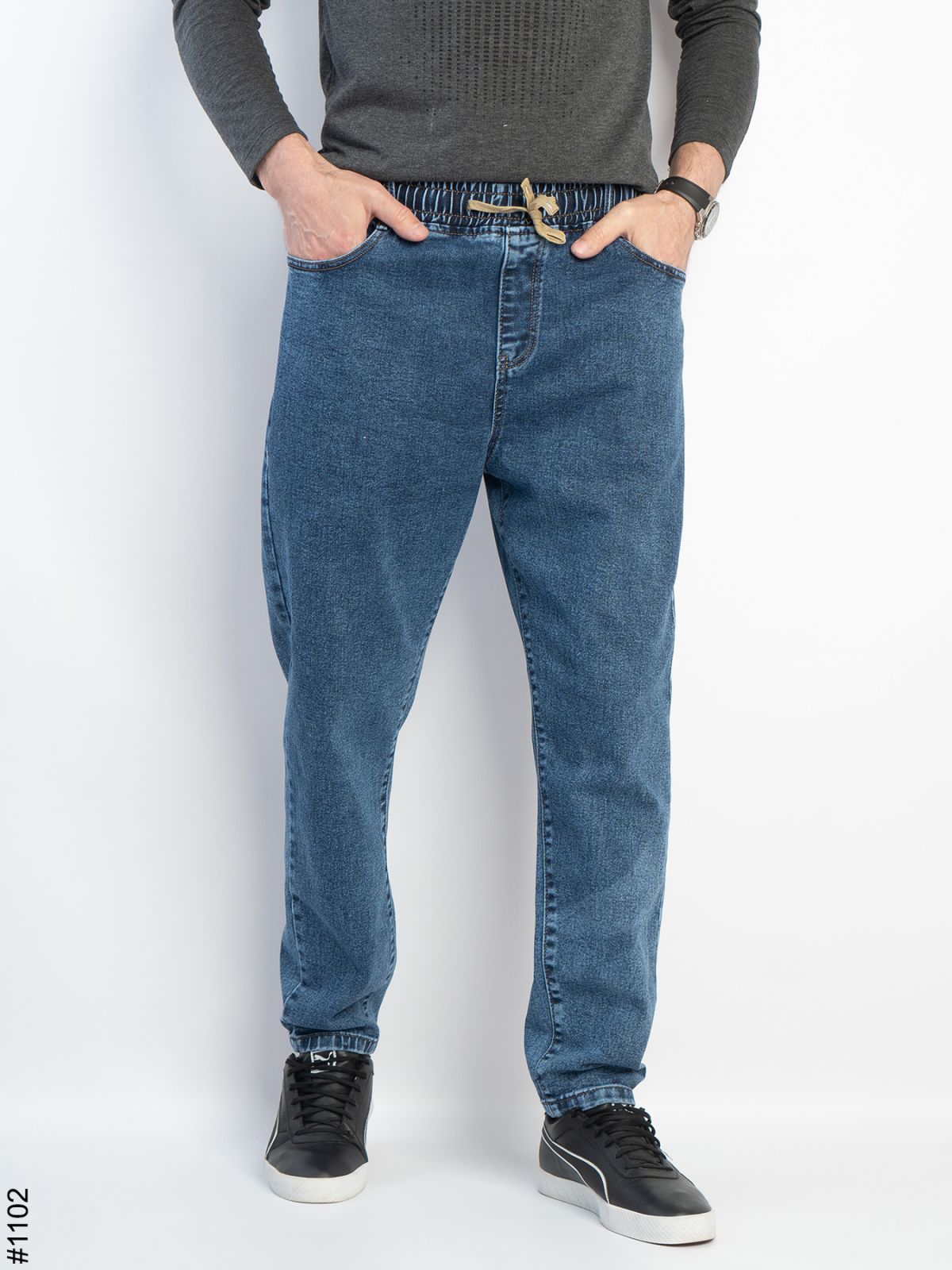 Джинсы God Baron (29-38) 1102 blue (деми)