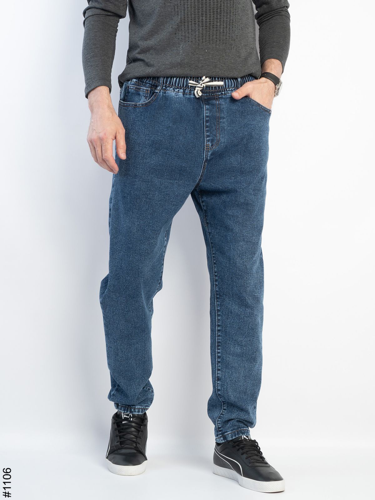Джинсы God Baron (30-40) 1106 blue (деми)