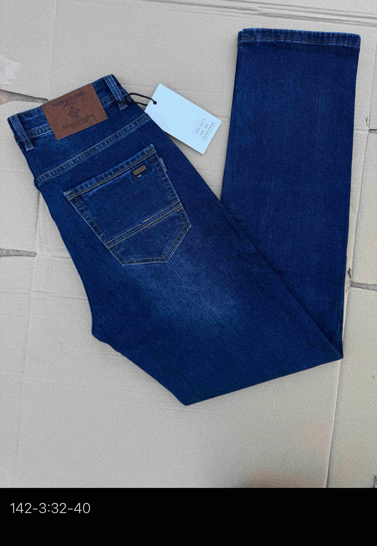 Джинсы God Baron (32-40) 142-3 blue (деми)