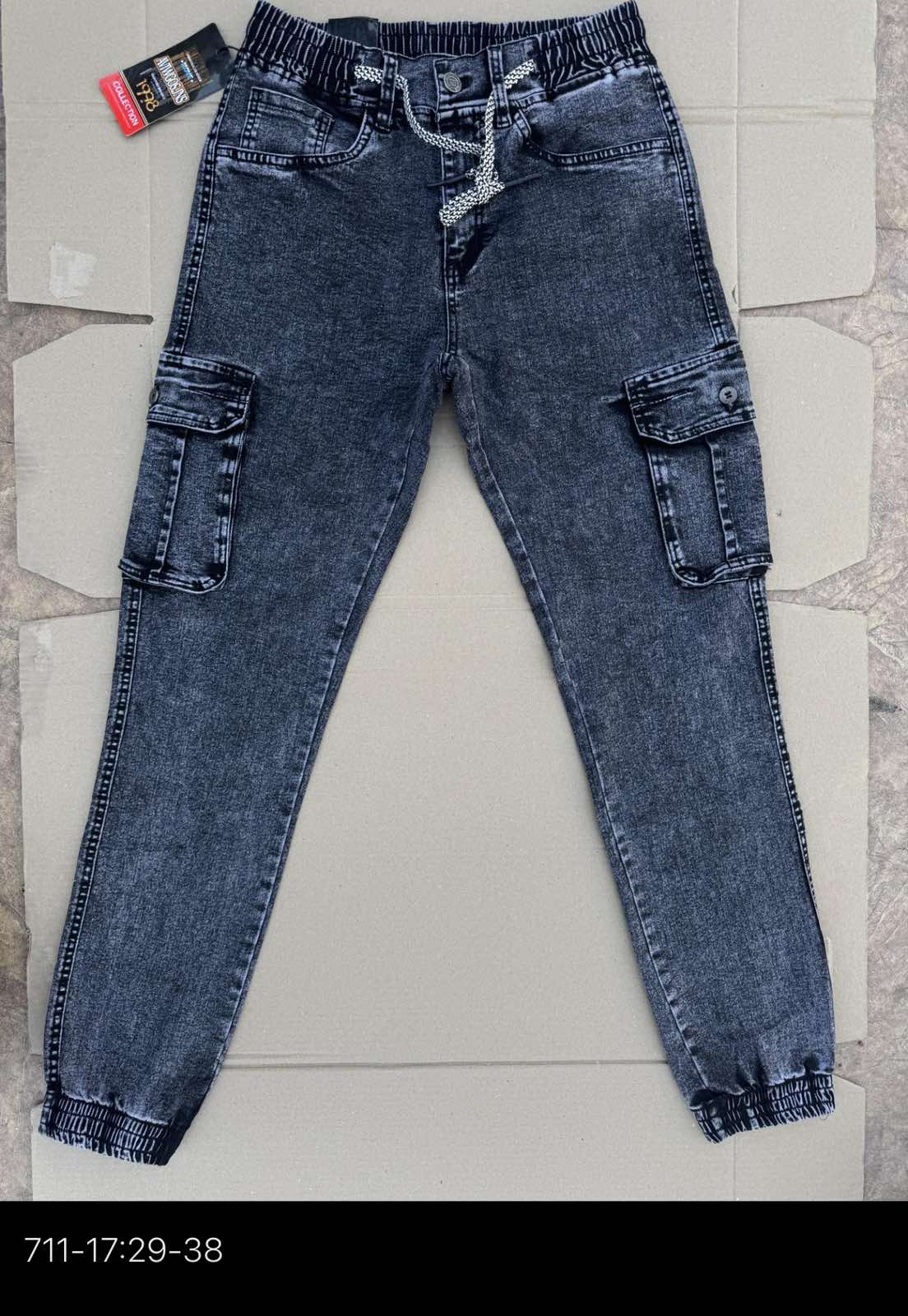 Джинсы God Baron (29-38) 711-17 blue (деми)