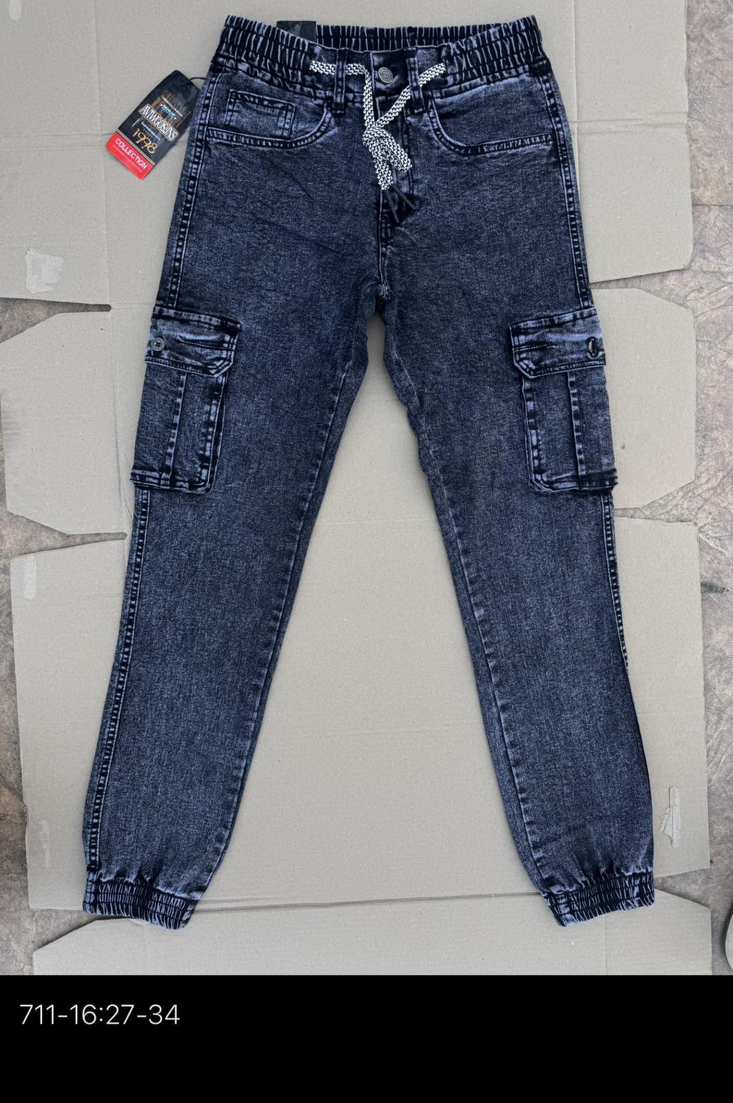 Джинсы God Baron (27-34) 711-16 blue (деми)