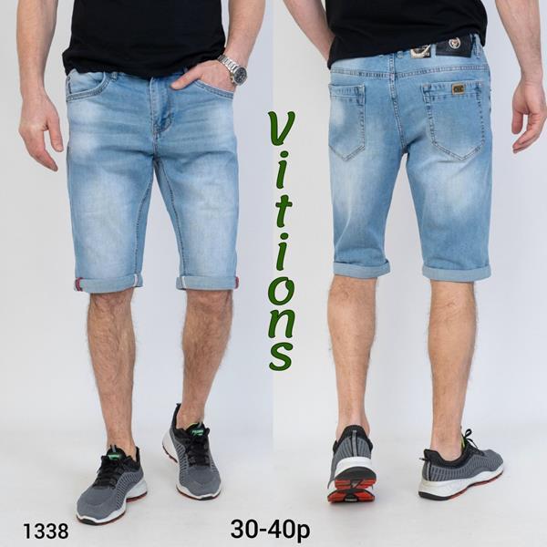 Бриджи Vitions (30-40) 1338 l.blue (лето)