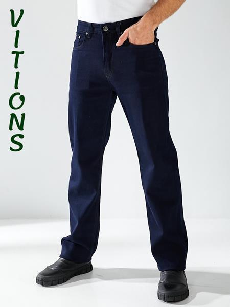 Джинсы Vitions (34-44) 9006 navy (лето)
