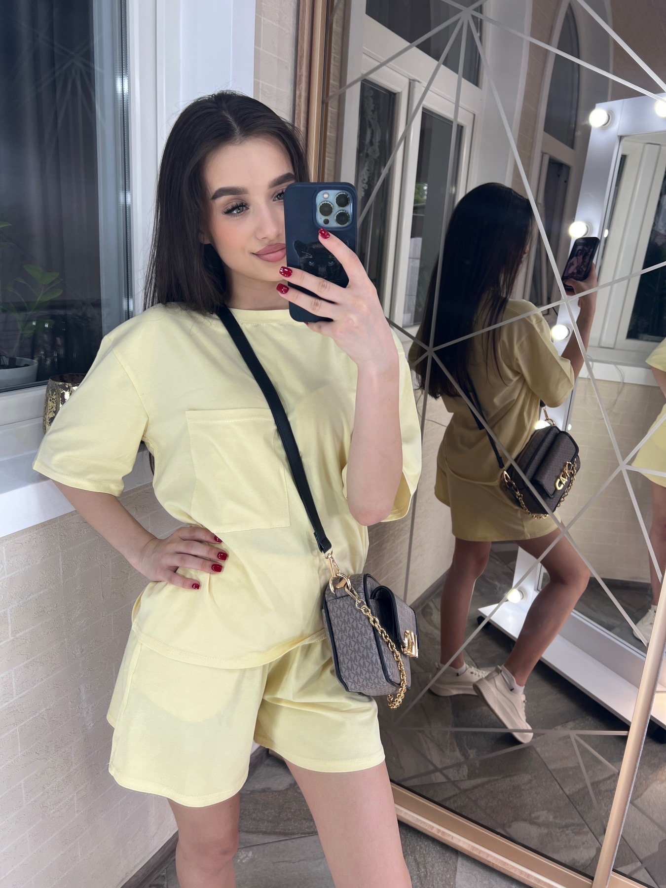 Костюм Valentina (42-50) 041 l.yellow (лето)