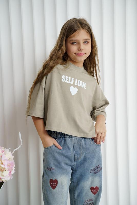 Футболка Ariamo (140-164) A58 khaki (лето)