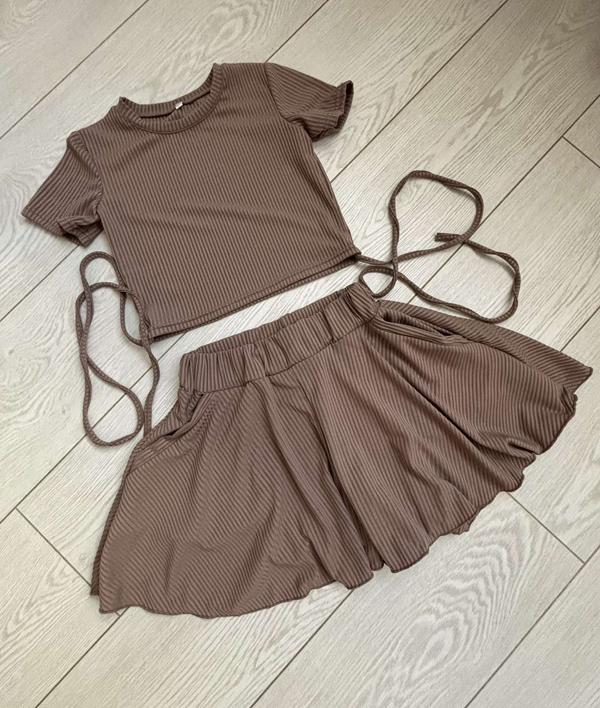 Костюм Ariamo (128-152) A68 brown (лето)