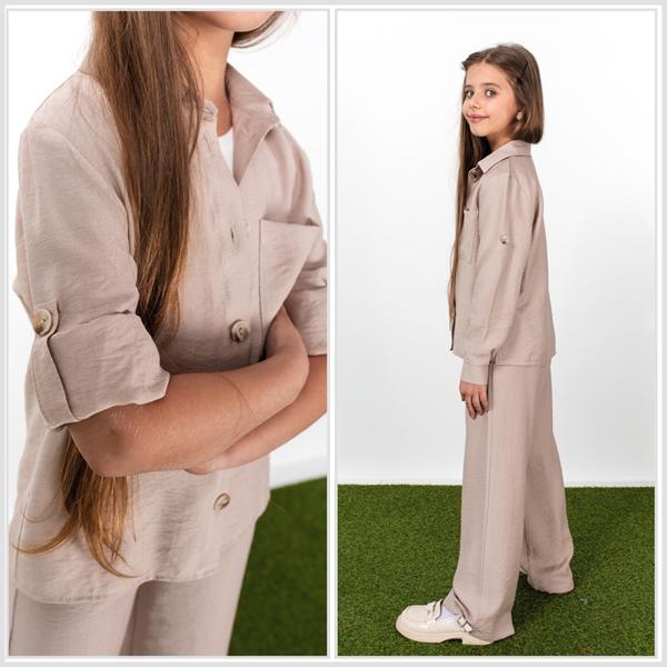 Костюм Moda school (122-152) 8503 beige (лето)