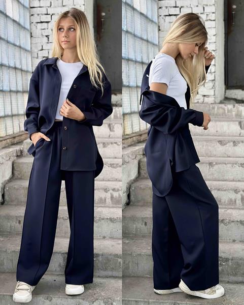 Костюм Karolina (34-42) KR280 navy (деми)