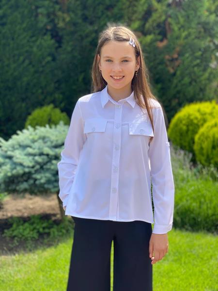 Рубашка Karolina (32-40) KR284 white (деми)