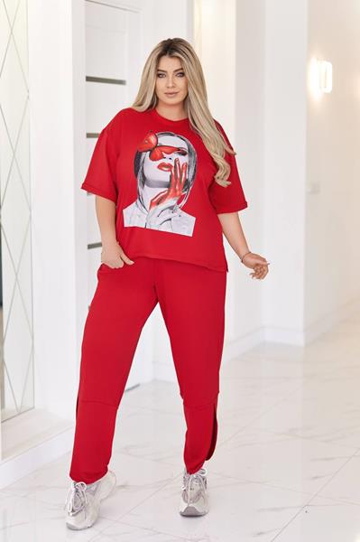 Костюм Seven Zikina (50-64) 1317 red (лето)