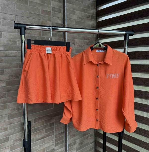 Костюм Moda school (140-164) 0342 orange (лето)