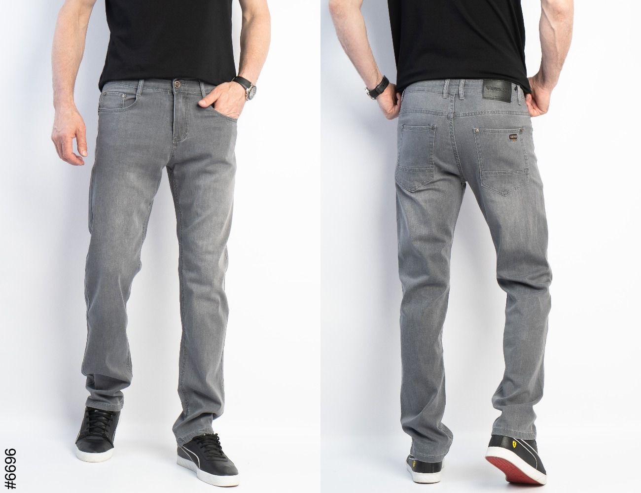 Джинсы God Baron (32-42) 6696 grey (деми)