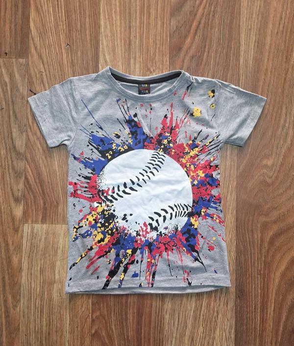 Футболка MMZ (4-12) M372 grey (лето)