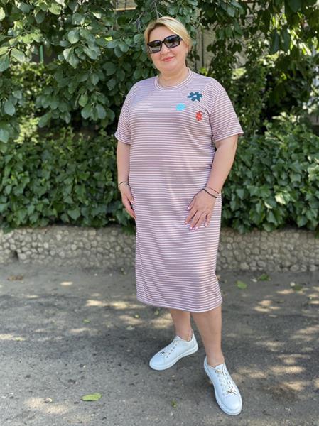 Платье BAT (46-56) 12 beige (лето)